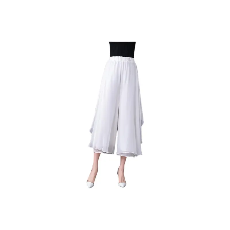 Yi Mengyuan Silk Casual Pants Women's-3