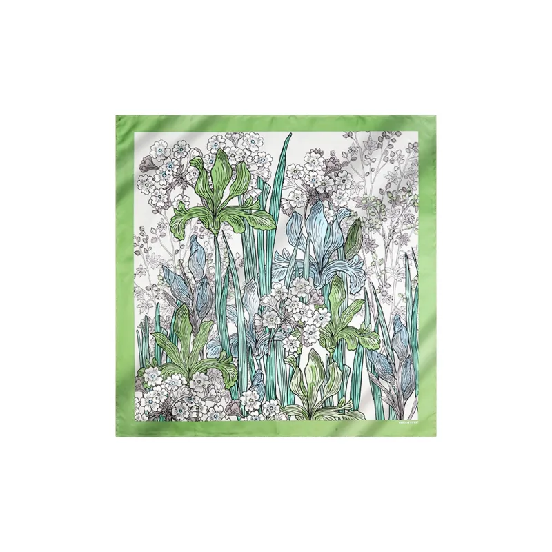 MARJAKURKI Silk Scarves Women's-4