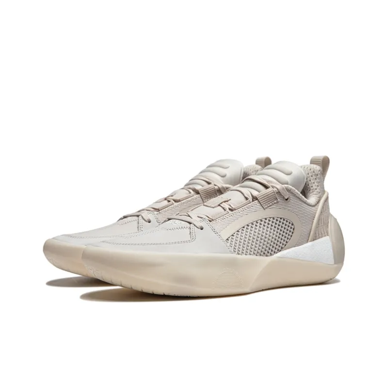 LiNing All City 12 Encore Anti Slip And Wear Resistant Support Lightweight Rebound Low Top Basketball Shoes Men's Gray-2