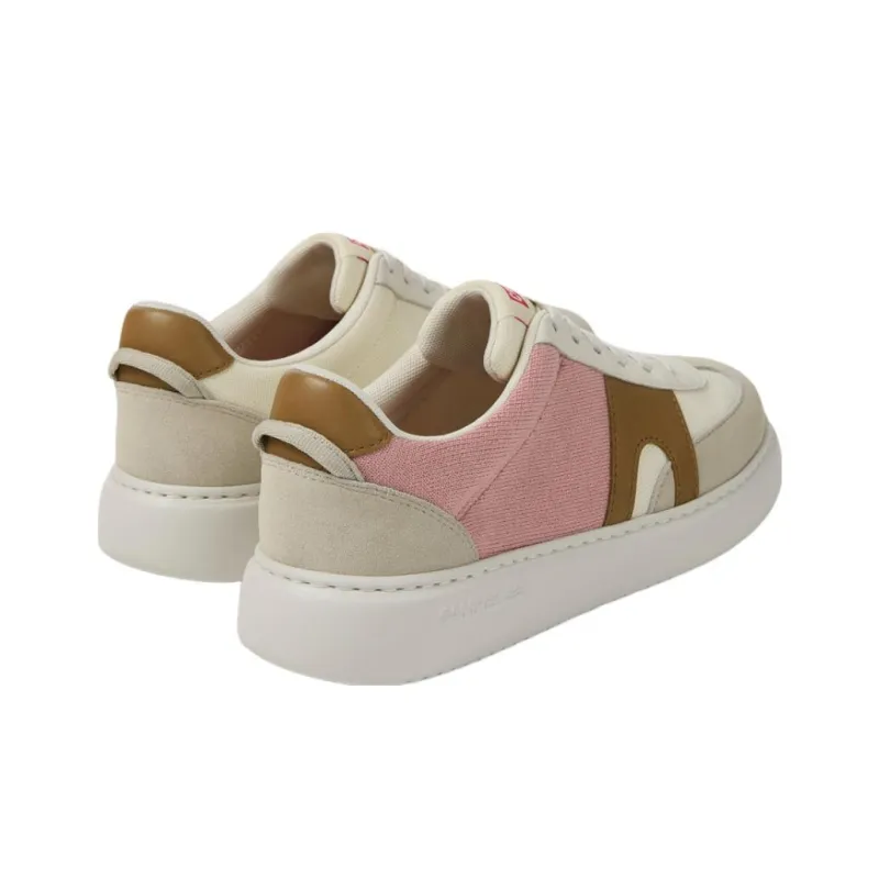 CAMPER Low Top Skateboard Shoes Women's Beige Pink Brown-3