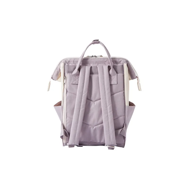 SEM/R Polyester Backpack Large Size Unisex Army Green/pink/gray blue/black-13