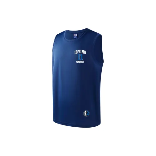 NBA Dallas Mavericks Tank Tops Unisex Navy Blue