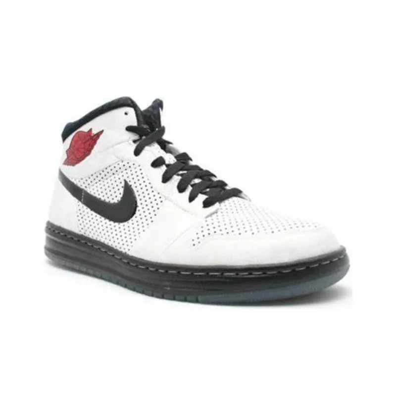 JORDAN Alpha 1 White Perforated-2