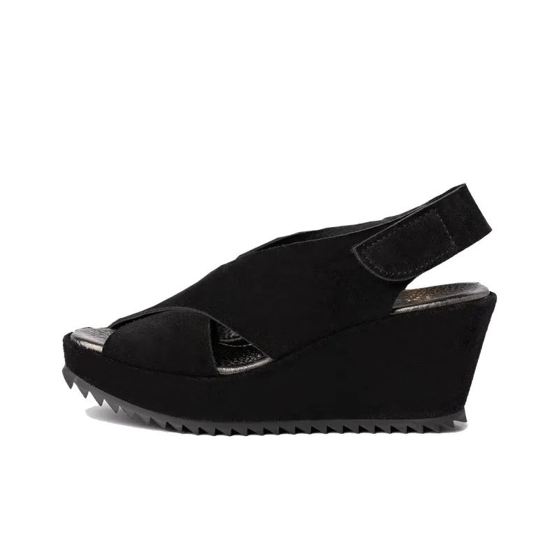 Pedro García One Strap Sandals Women's Black-0