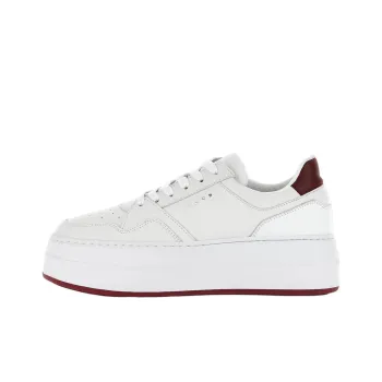 HOGAN Skyscraper Low-Top Skateboard Shoes Women's White