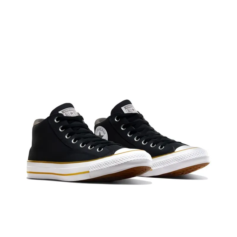 Converse Chuck Taylor All Star Anti Slip Wear Resistant Mid Top Canvas Shoes Men's Black-2