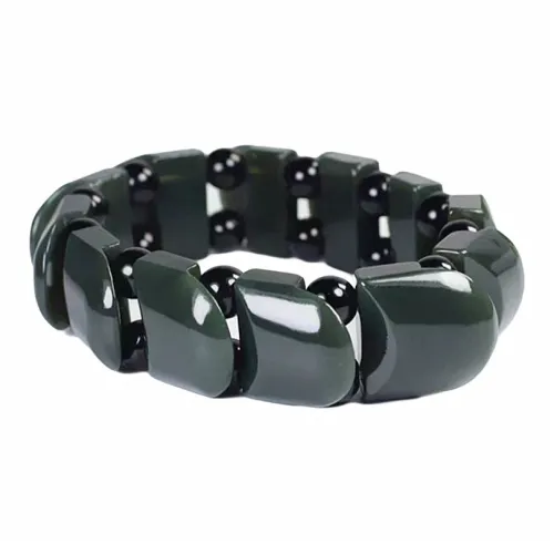 Cuizu Bracelets Green Jade Men's