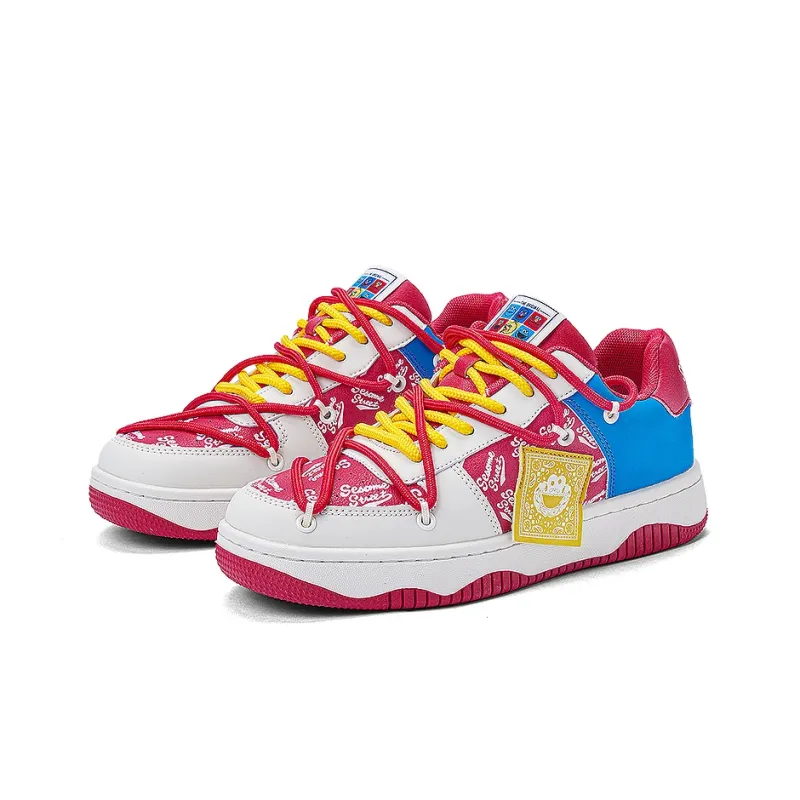 SESAME STREET Slip Resistant, Abrasion Resistant, Breathable Low Top Skateboard Shoes Unisex-24