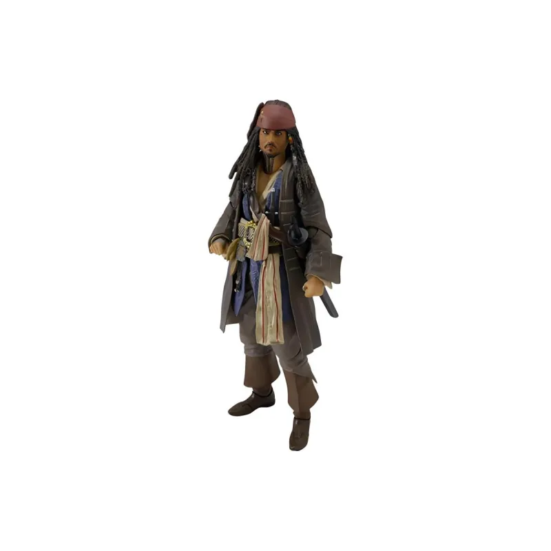 BANDAI Jack Sparrow S.H.F Caribbean Pirates 15cm Scale Figures-0