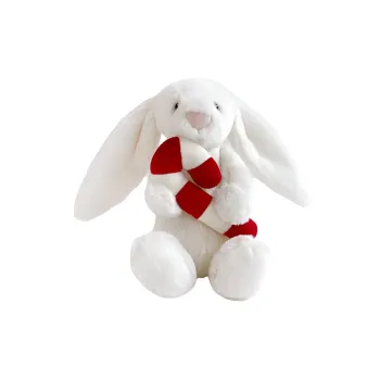 JELLYCAT Christmas Series Bunny Shy Rabbit Dolls Plush Doll 15cm High