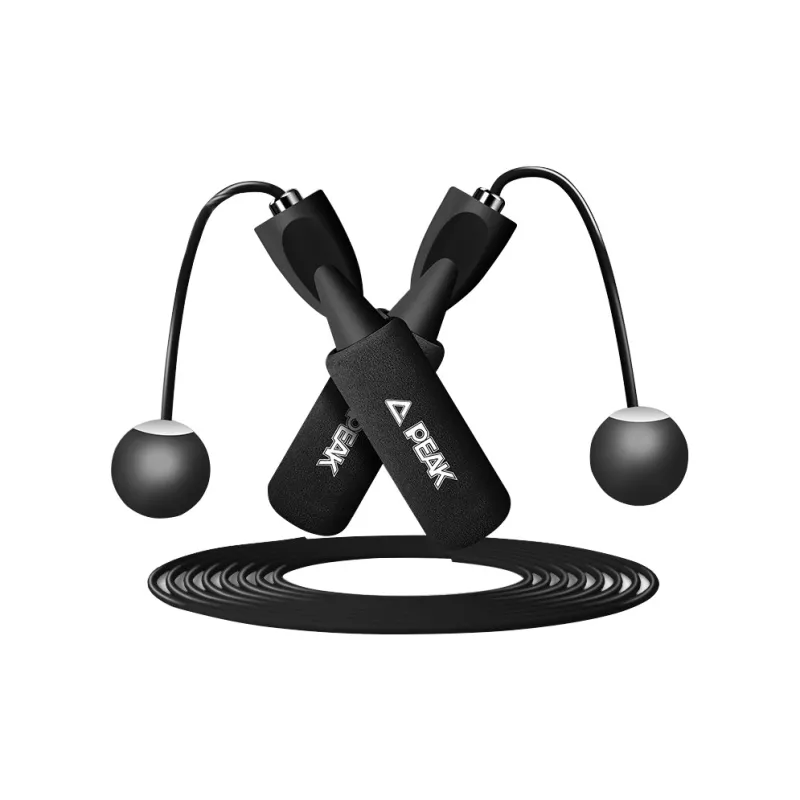 PEAK Aerobic Fat Reduction Non Countable Jump Ropes Fitness Crowd Handle Material Foam, Silicone 3m-0