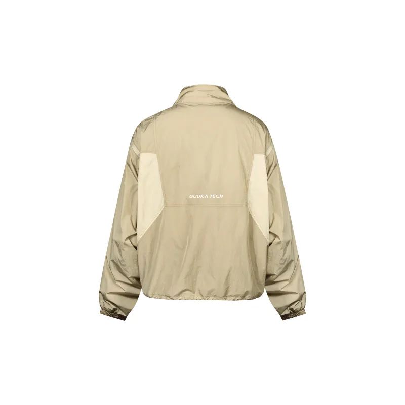 GUUKA TECH Trench Coat Men's Khaki-1