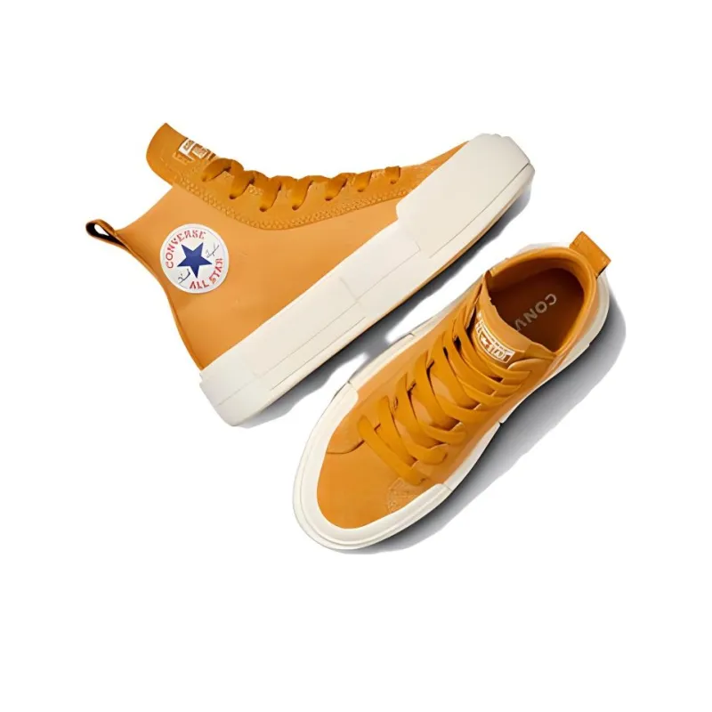 Converse Chuck Taylor All Star Slip Resistant And Abrasion Resistant Support High Top Canvas Shoes Unisex Orange Yellow-3