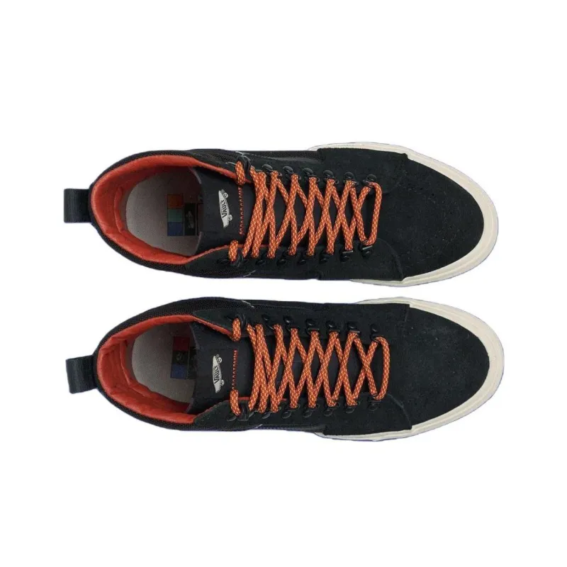 Vans SK8 Skateboard Shoes Unisex High Top Black/White-3