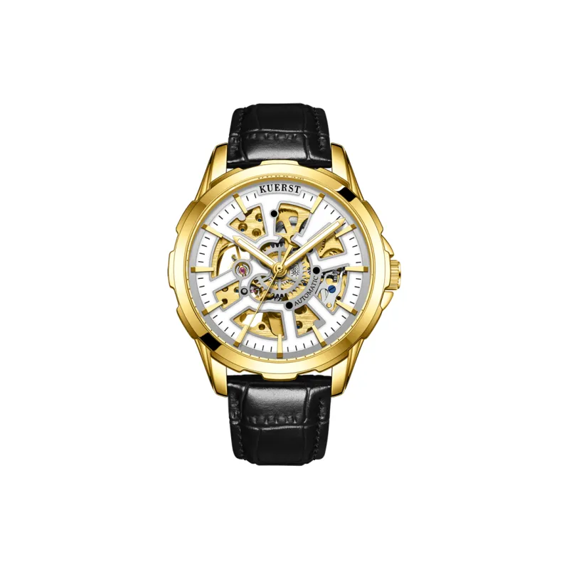 KUERST Automatic Mechanical Movement Watch Men's Watches White Dial-0