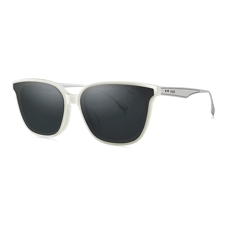 Prsr Plate And Metal Square Sunglasses Unisex-3
