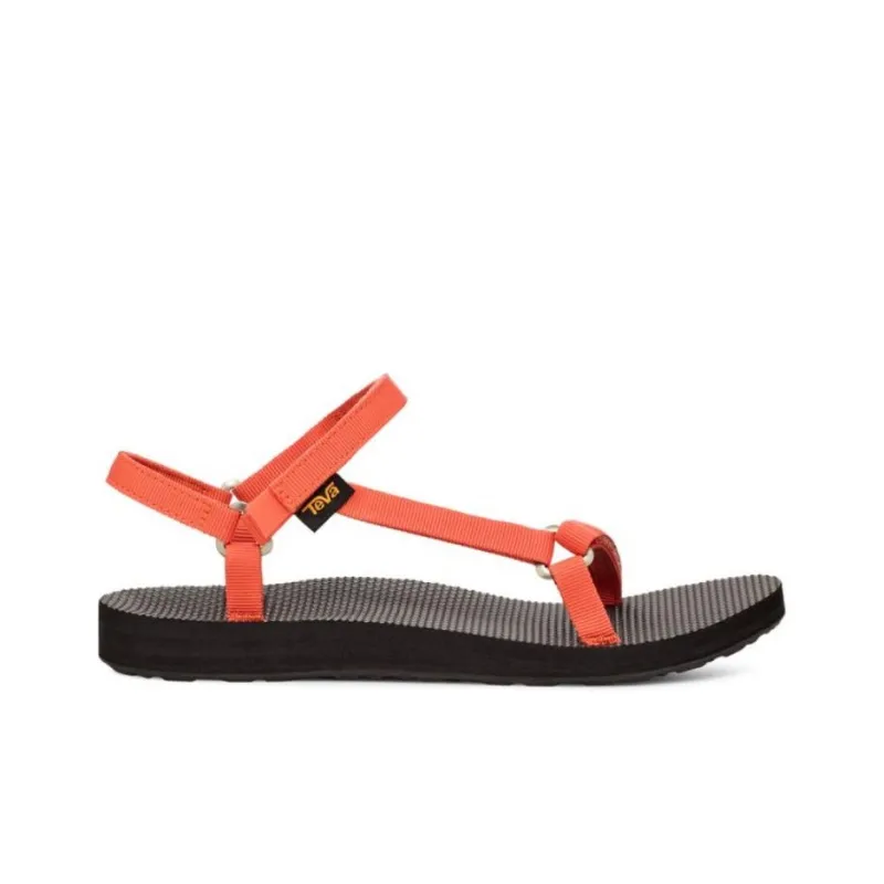 Teva Original Universal Beach Sandals Women's Orange Black-1