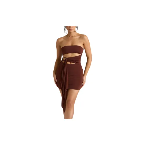 OH POLLY Sleeveless Dresses Women's Chocolate Brown/Chocolate Brown