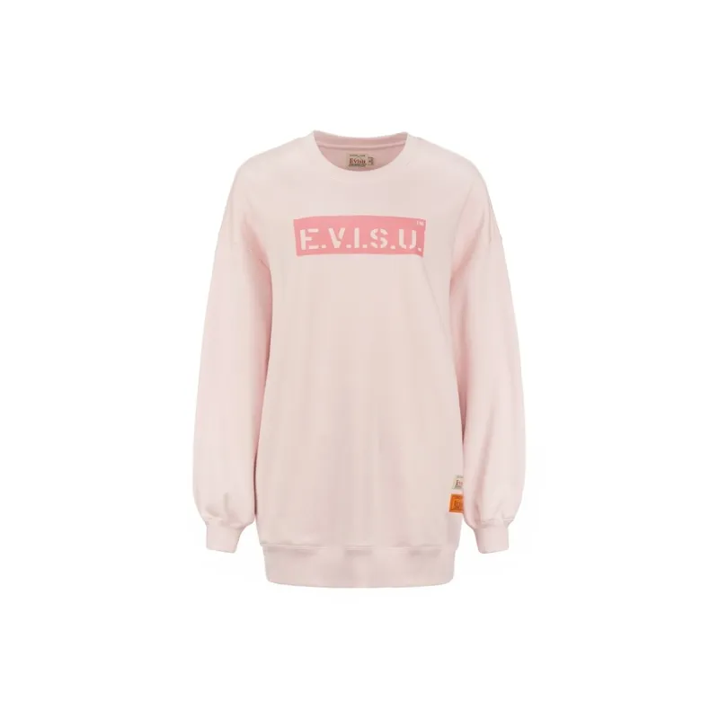 EVISU Sweatshirts Unisex Pink-1