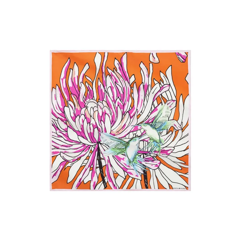MARJAKURKI Silk Scarves Women's-2