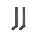 Gray Thigh-High Socks-Single Pack