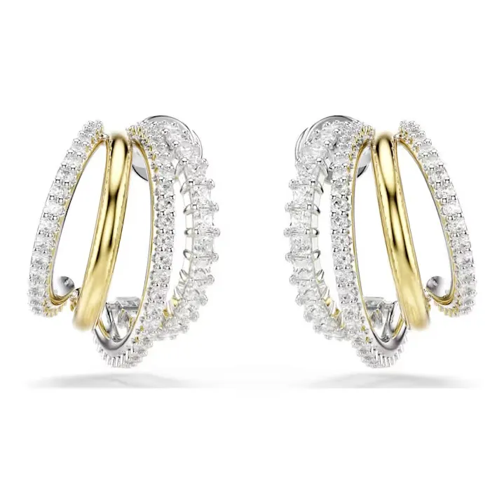 Swarovski Hyperbola Hoop Earrings-1