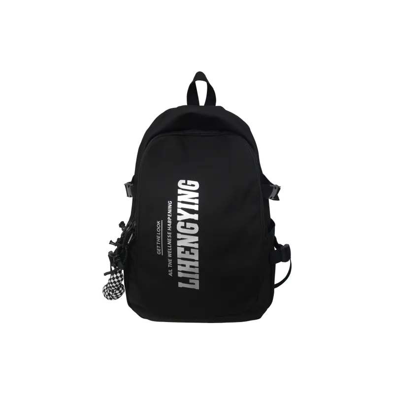 HCXK Nylon Backpack Unisex Black/Gray/Blue/Purple/Orange-5