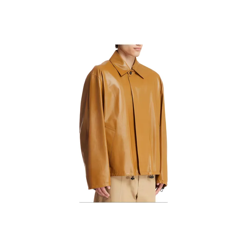 Bottega Veneta Jackets Coats Men's Beige-3