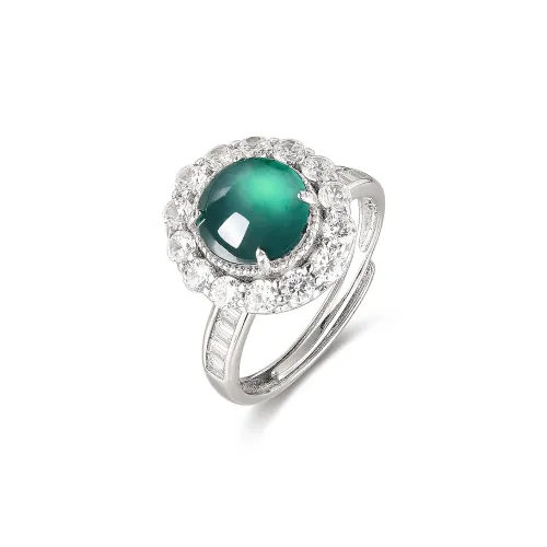 Oriental Yacui Jadeite Rings Unisex