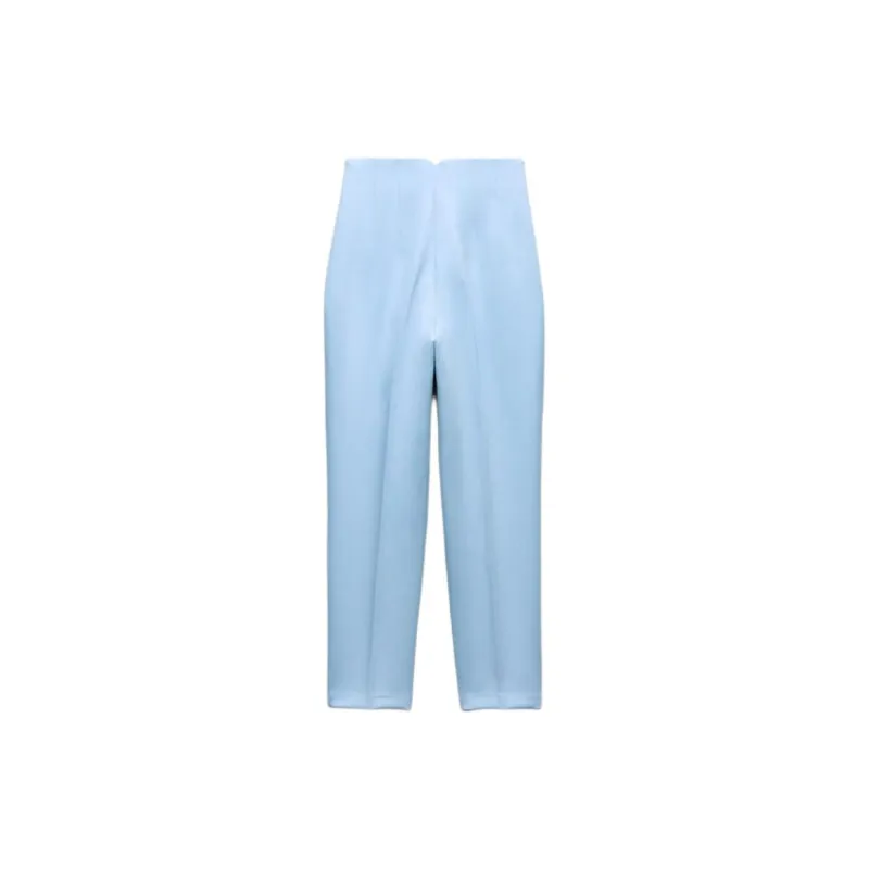 ZARA Suit Trouser Women's Light Blue-1