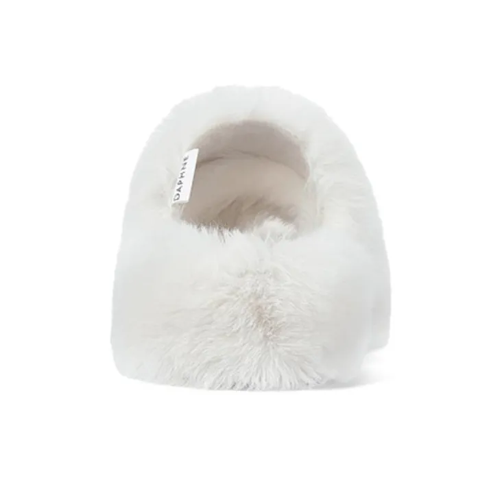 DAPHNE Slide Slippers Women's Apricot/White/Gray-11