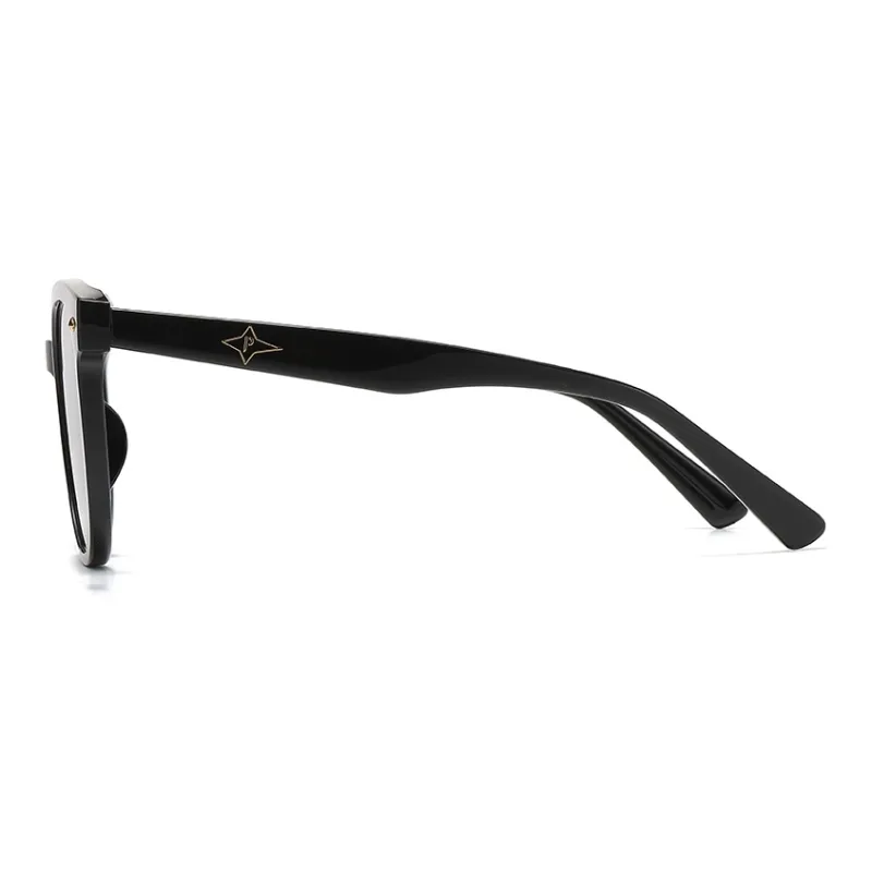 Prsr Plate Frame Round Sunglasses Unisex-5