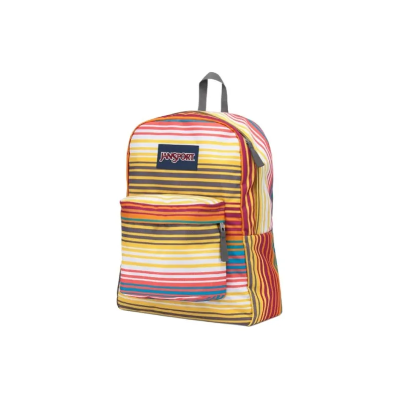 JanSport Fabric Backpack Large Size Unisex Orange-1