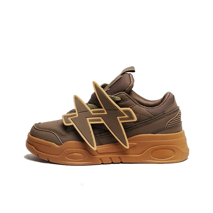 OHJC Slip-Resistant Cushioning Abrasion-Resistant Low-Top Skateboard Shoes Unisex-15