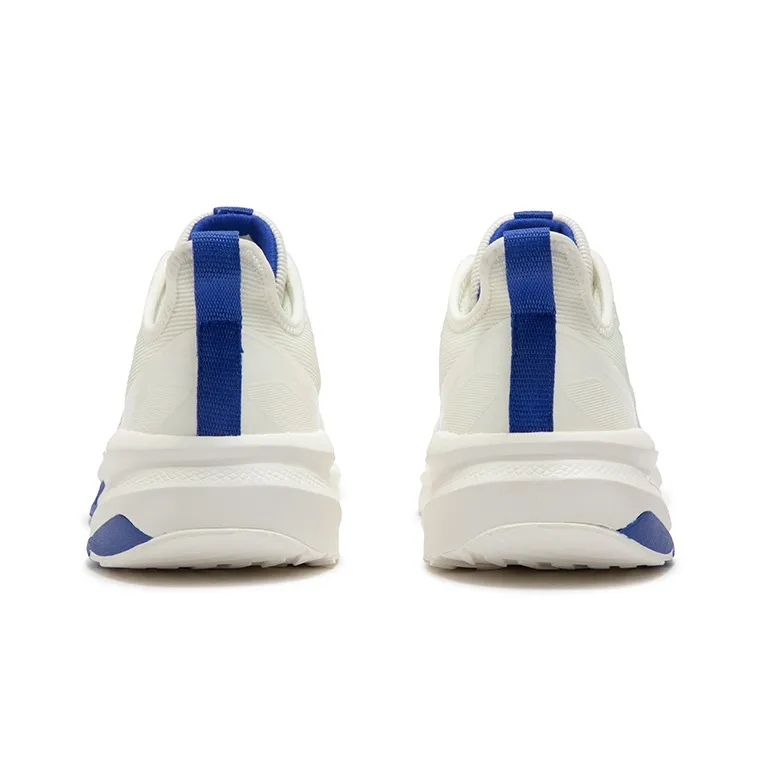 361° Cushioning Breathable Low Top Casual Running Shoes Men's White Blue-3