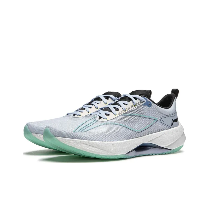 LiNing Super Light 21 Cushioned Slip-Resistant Low-Top Casual Running Shoes Men's Cloudy Blue-2