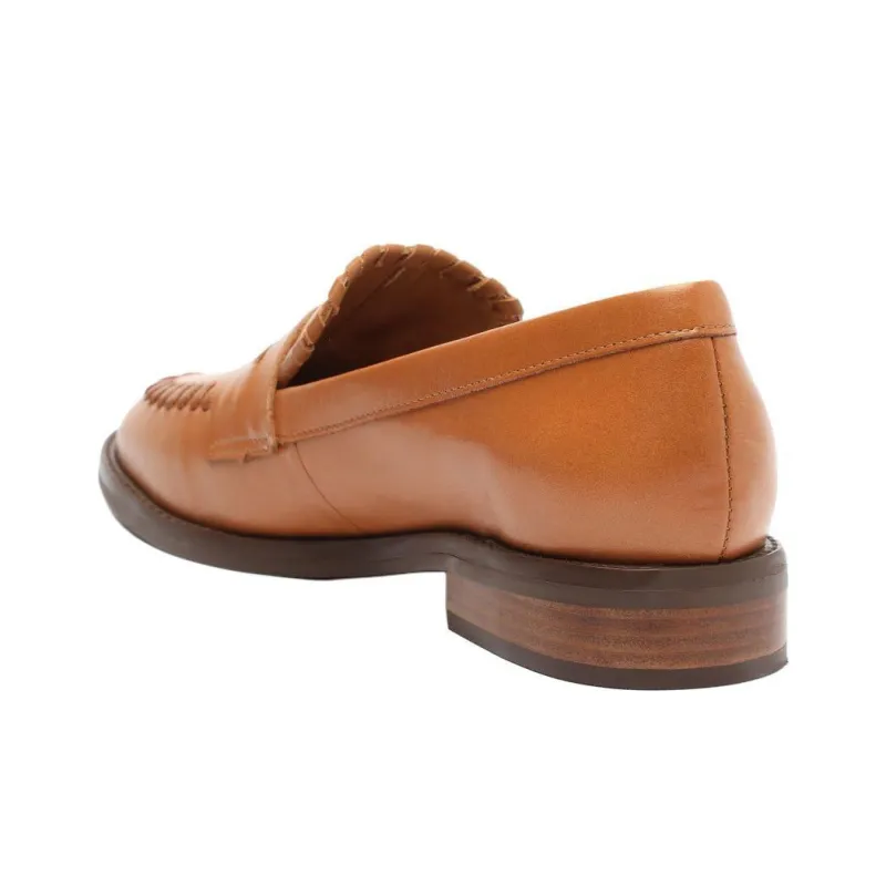 Schutz Lenon Loafers 3cm Women's Umber-3