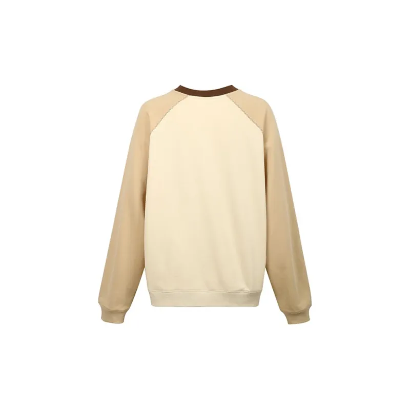 Valeria Obbaco Sweatshirt Unisex Apricot-1