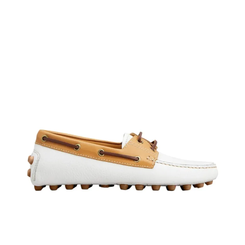 TOD'S Gommino Beanie Shoes Women's White-1