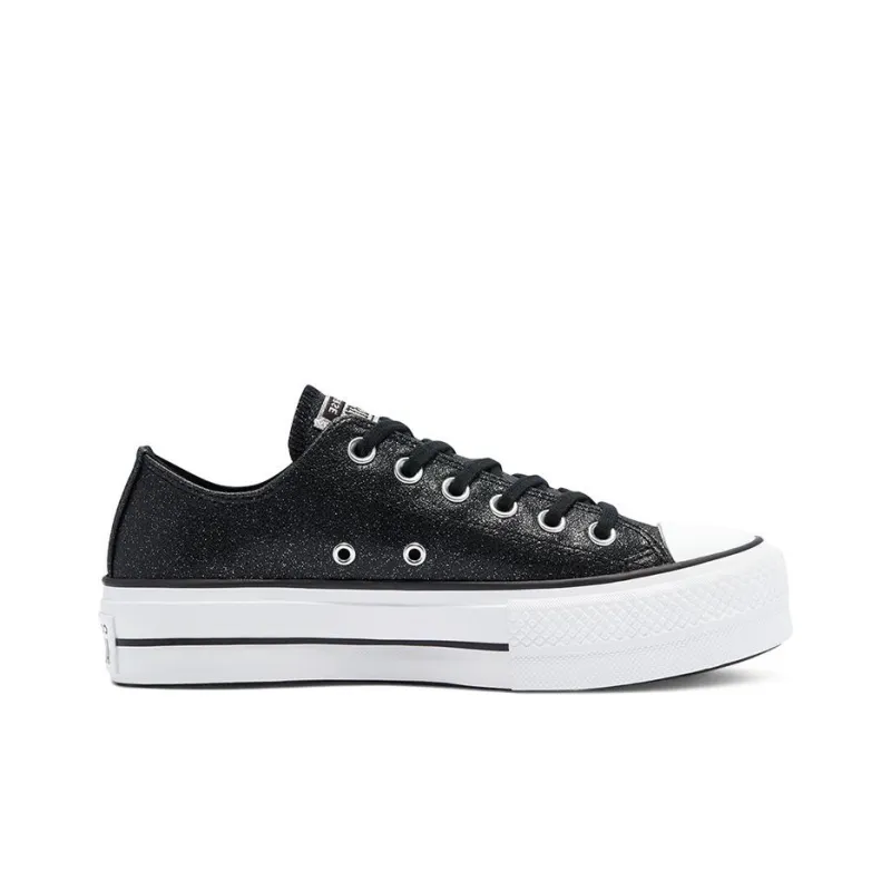 Converse Women's Chuck Taylor All Star Platform Low 'Black Glitter' Women's-1
