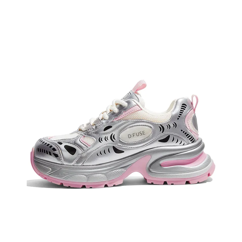 D:FUSE SCANDINAVIA Cushioning Anti-Slip And Wear-Resistant Low-Top Chunky Sneakers Women's-1