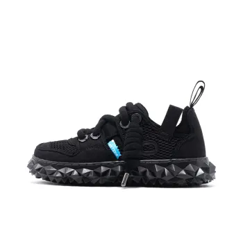 OETZI New Iceberg Series Breathable Lightweight Height Increasing Low Top Casual Shoes Unisex Black