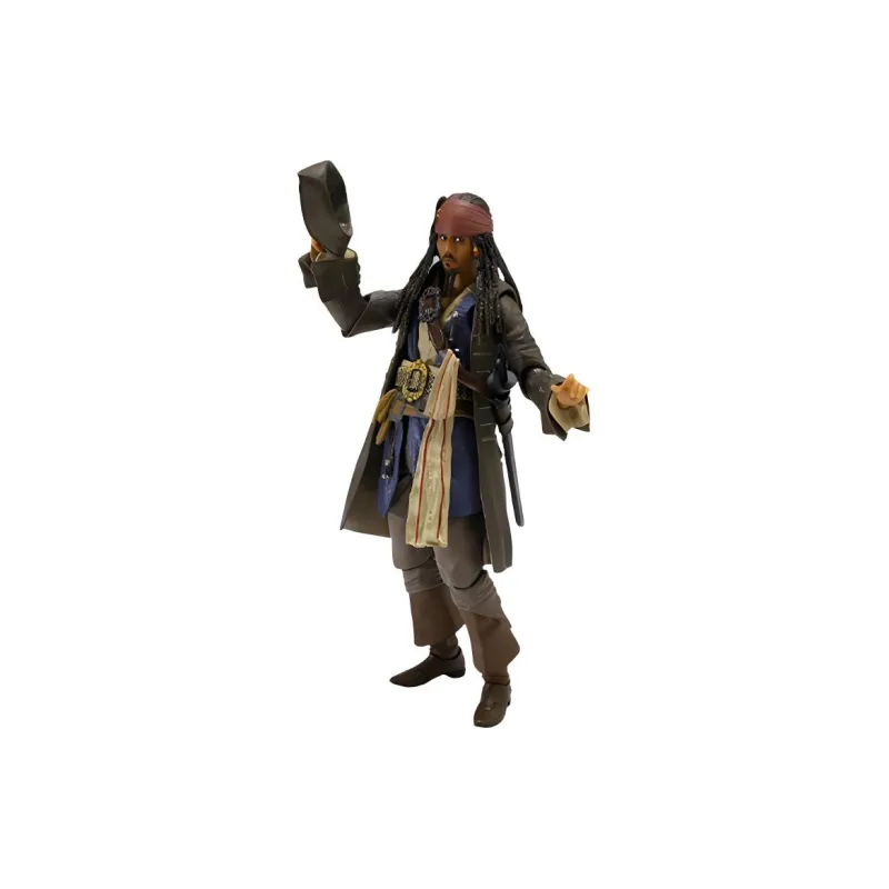 BANDAI Jack Sparrow S.H.F Caribbean Pirates 15cm Scale Figures-1