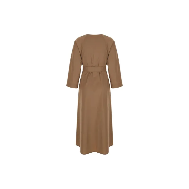 BE PLAIN Long Sleeved Dresses Women's Beige-1
