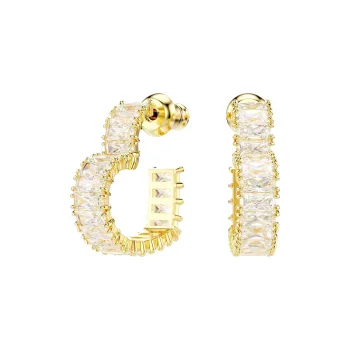 Swarovski Matrix Heart shaped Earrings