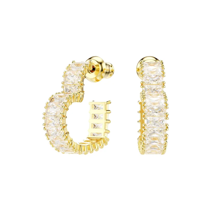 Swarovski Matrix Heart shaped Earrings-0