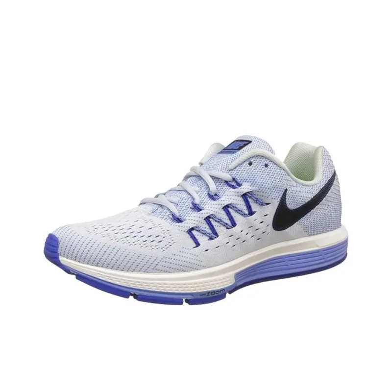 Nike Air Zoom Vomero 10 Anti-Slip Wear-Resistant Low-Top Casual Running Shoes Women's Blue Narrow-2
