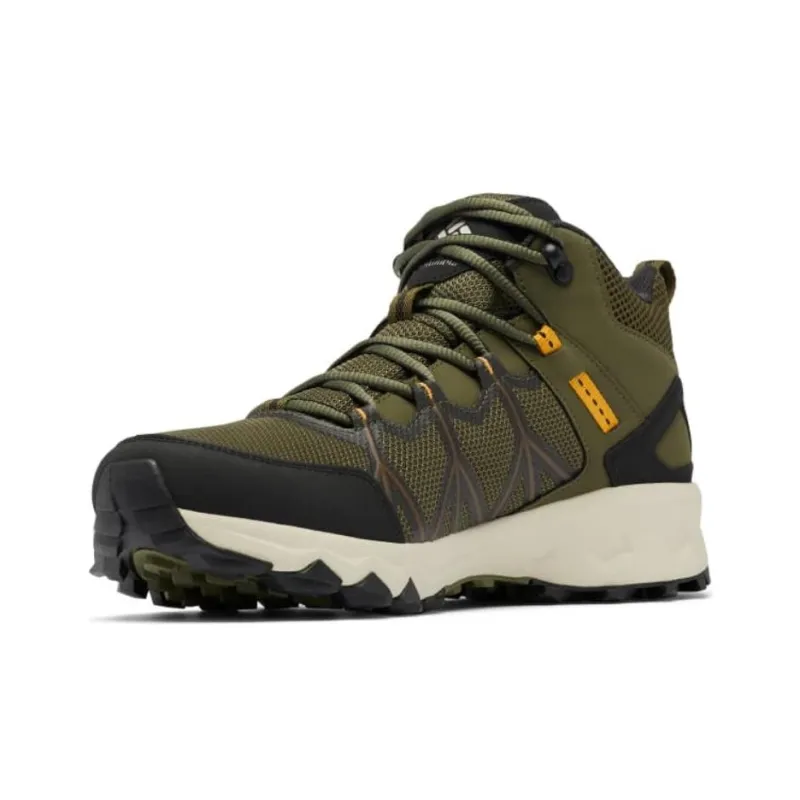 Columbia PEAKFREAK II Waterproof And Breathable Mid-Top Hiking Shoes Men's Green-1