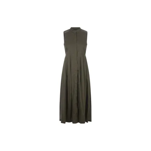 MaxMara Sleeveless Dresses Women's Brown