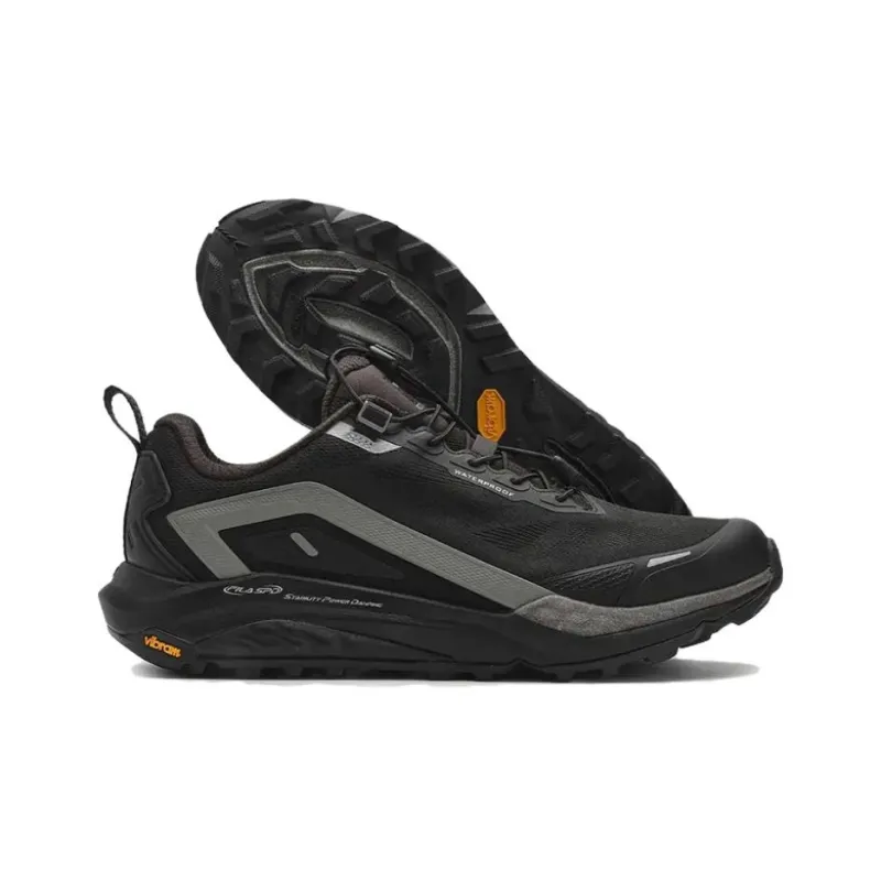 FILA SPD LYNX 2 Abrasion Resistant Breathable Low Top Trail Running Shoes Men's Black Gray-6